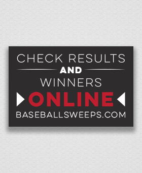 Check Results and Winners Online - Baseball Fever #GBFundraising GreenBeeFundraising.com