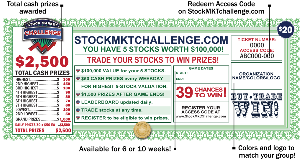 Stock Market Challenge Fundraiser Ticket